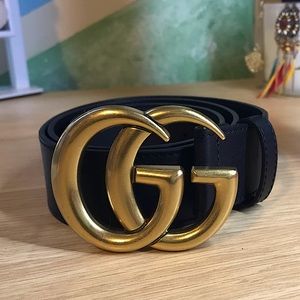 Black Gucci Belt